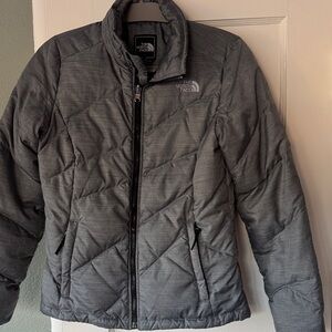 The North Face Charcoal Quilted Jacket